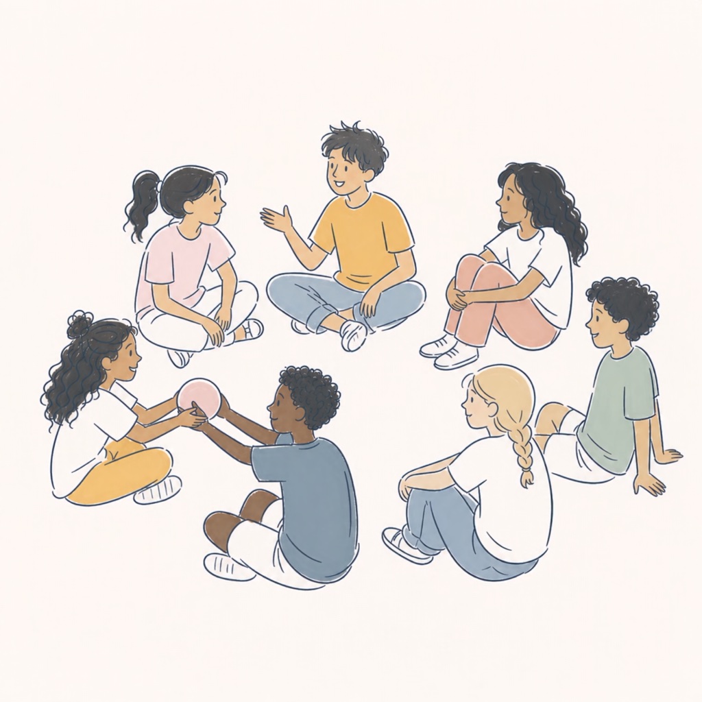 ילדים במעגל — שלב 3