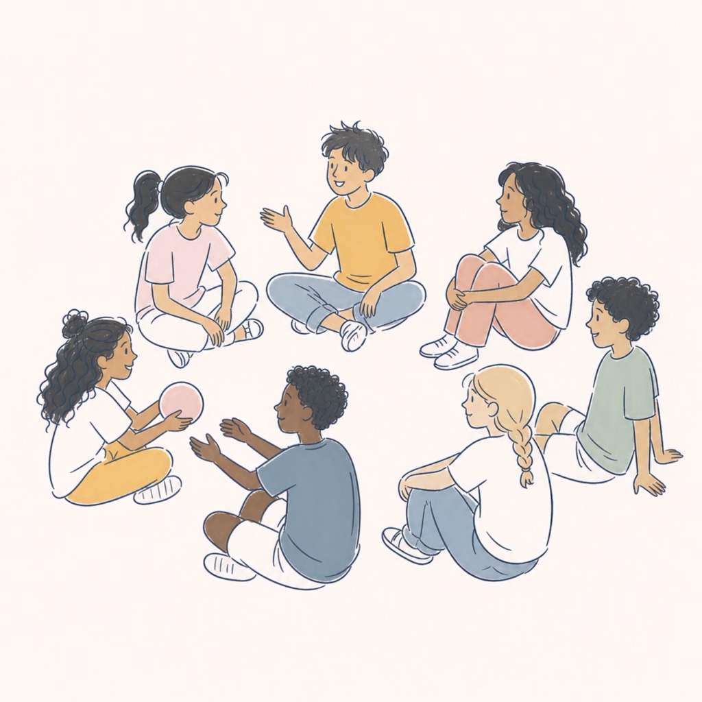 ילדים במעגל — שלב 4