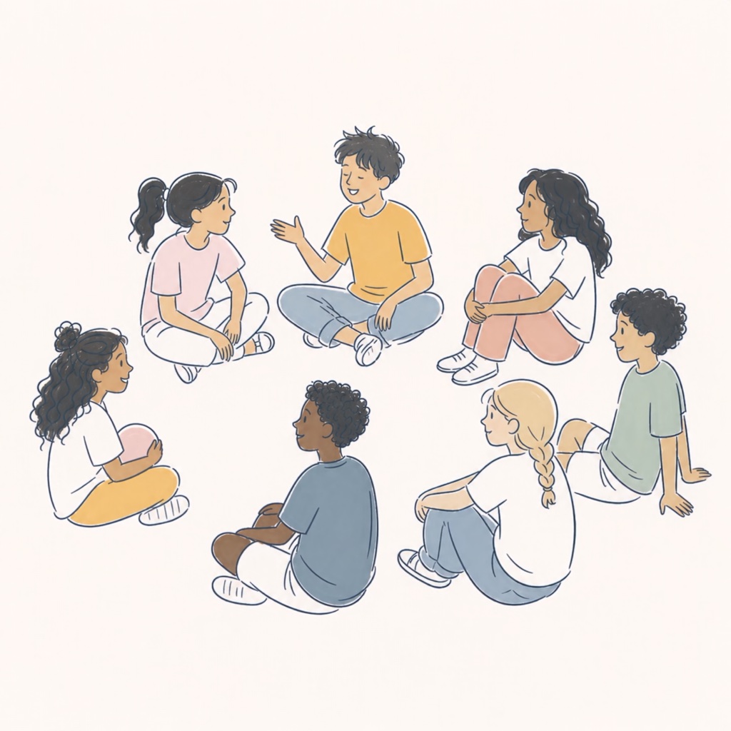 ילדים במעגל — שלב 5